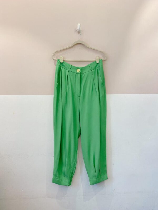 Calça alfaiataria verde BY NV 42