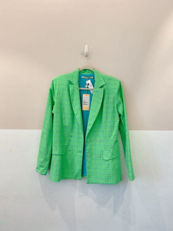 Blazer xadrez verde Maria Filó P
