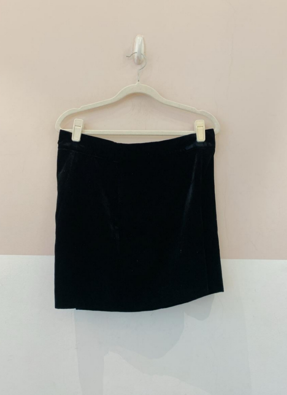 Short preto veludo Zara M - Imagem 2