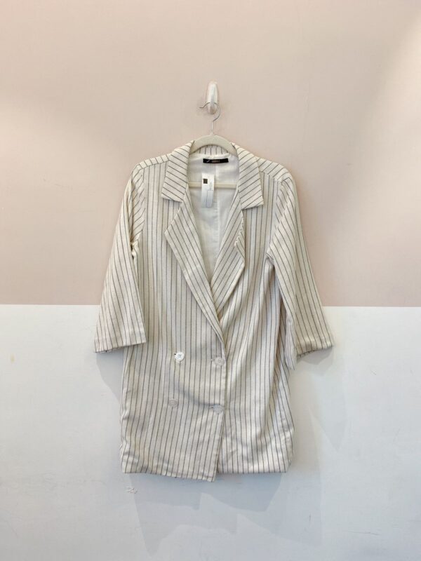 Blazer manga curta listrada Animale 36