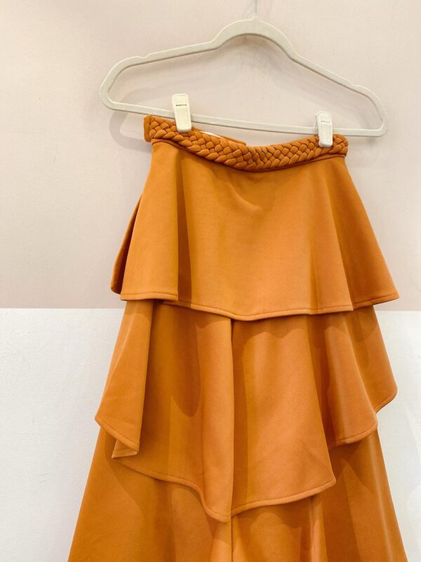 Saia midi terracota Luiza Botto PP - Imagem 3