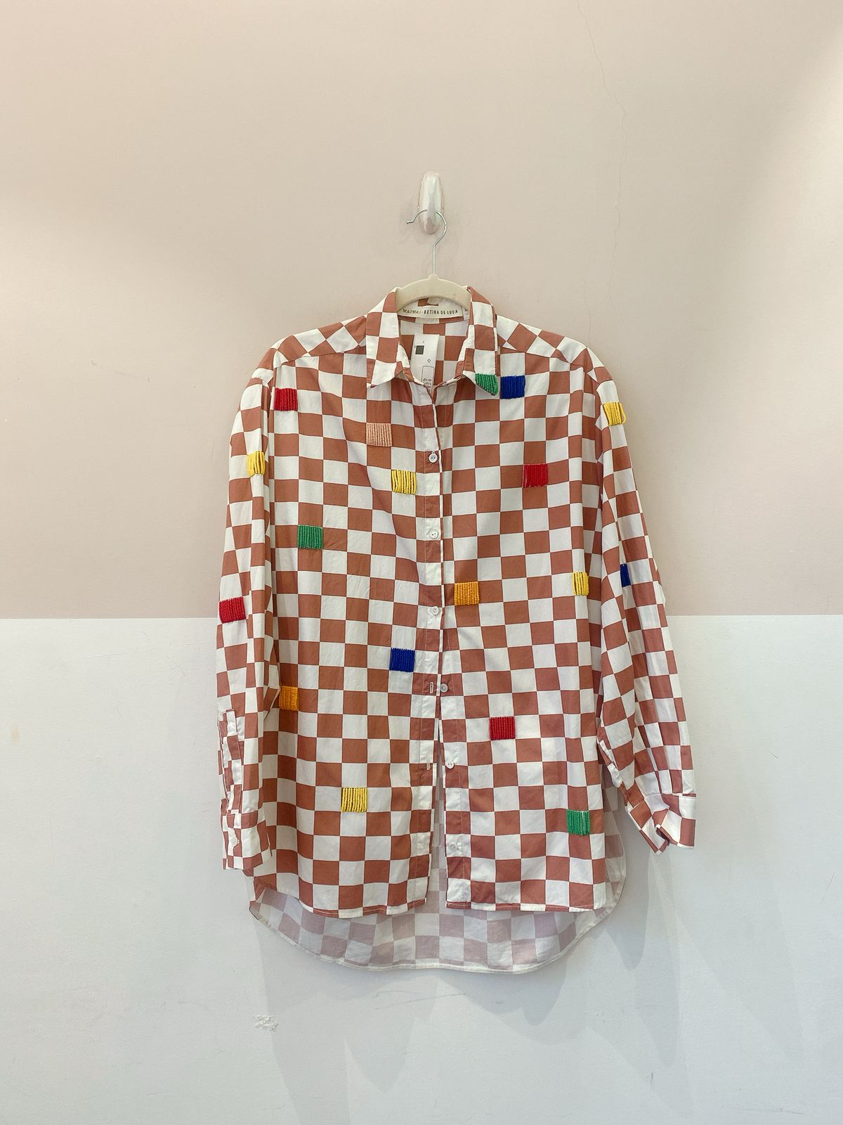 Camisa quadriculada Wai Wai + Betina M - Imagem 2