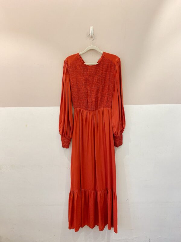 Vestido midi terracota Dress To M