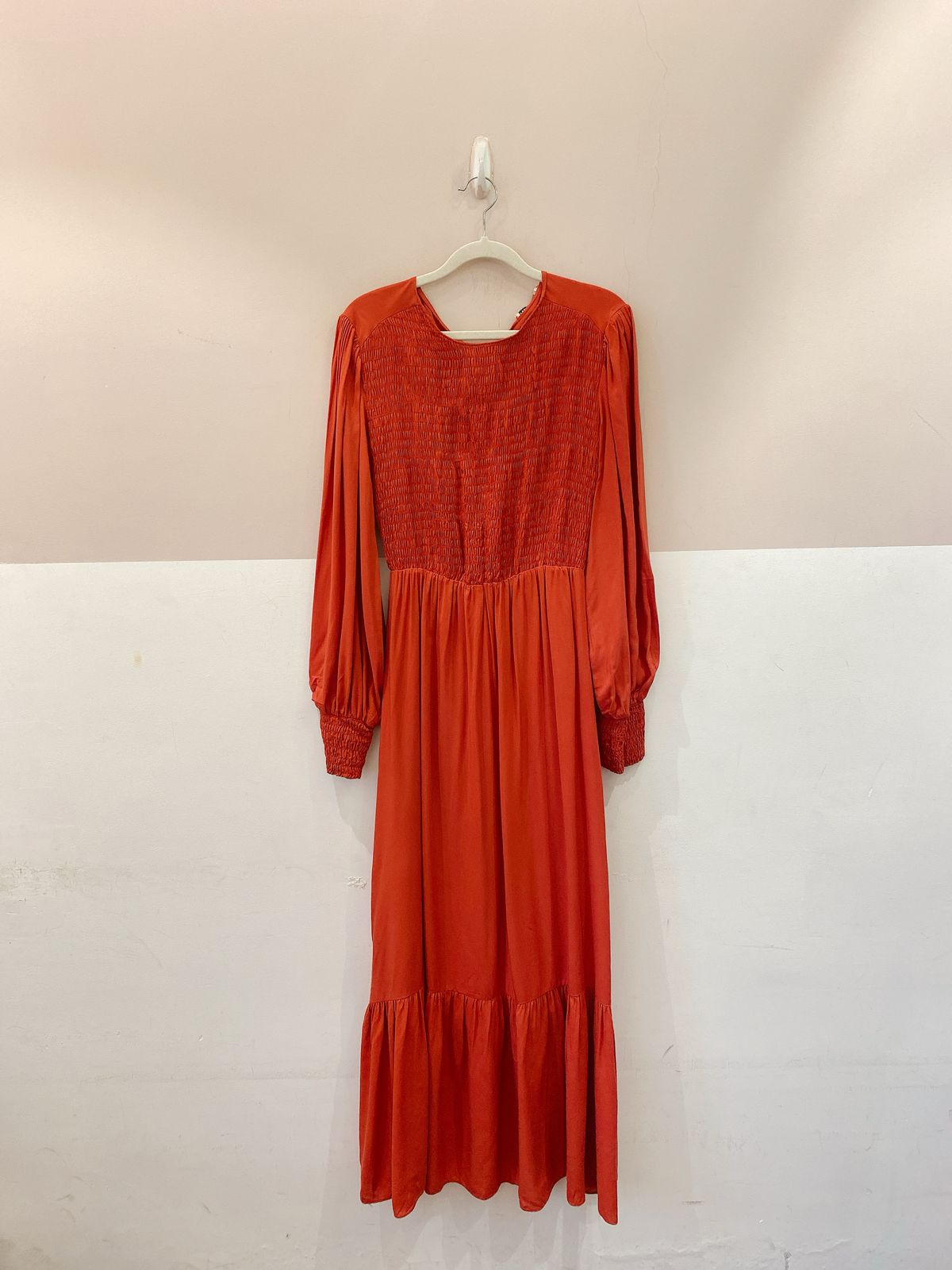 Vestido midi terracota Dress To M - Imagem 2