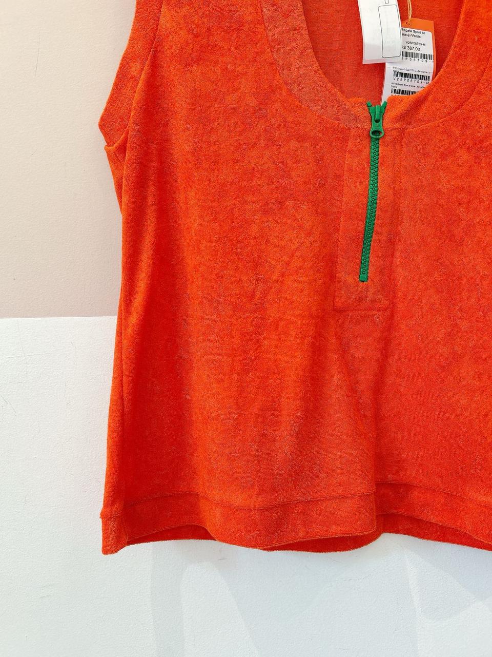 Regata atoalhada coral Pitta G - Imagem 3