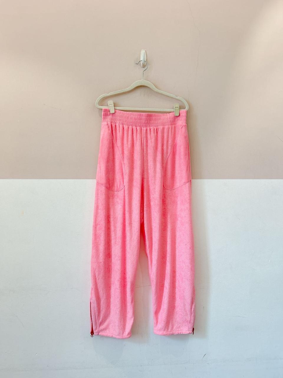 Calça atoalhada rosa Pitta G - Imagem 2