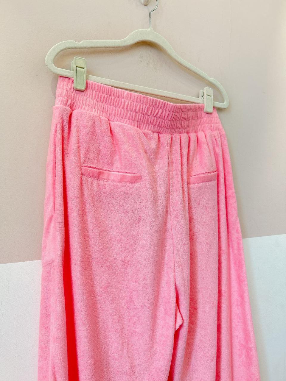 Calça atoalhada rosa Pitta G - Imagem 8