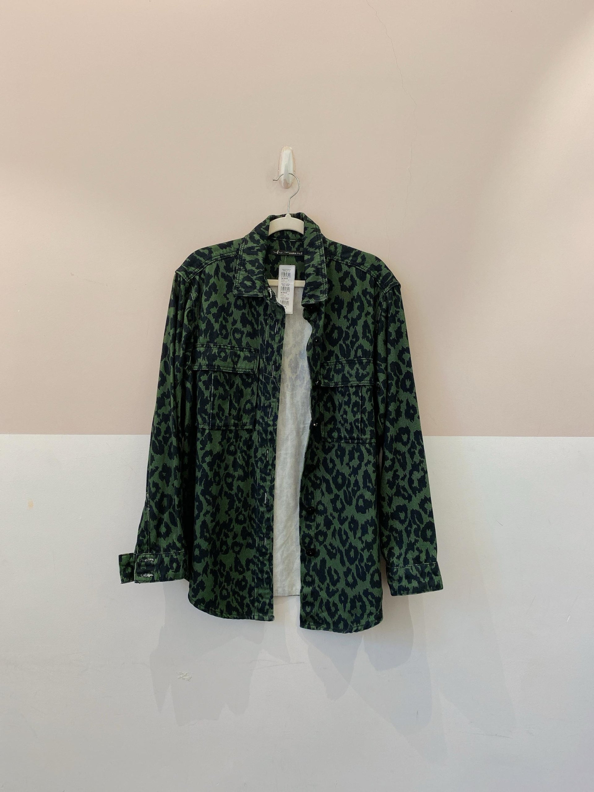 Jaqueta sarja onça verde Maria Filó P - Imagem 2