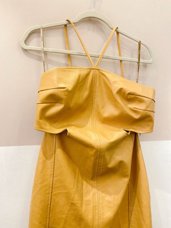 Vestido midi mostarda Open P - Imagem 7