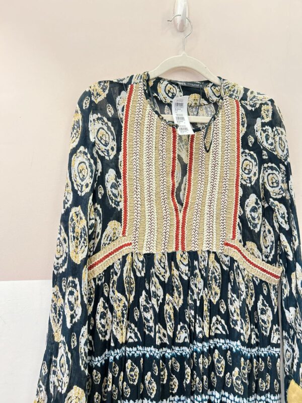 Vestido midi estampado Zara M - Imagem 5