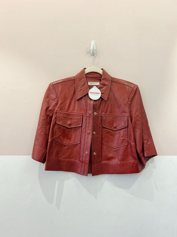 Camisa couro vinho ligia BY NV M