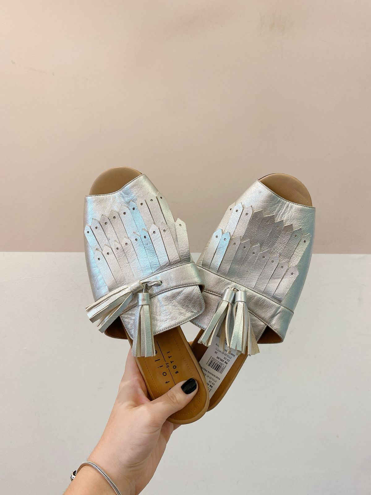 Rasteirinha prata Etoiles by Botti 38 - Imagem 2