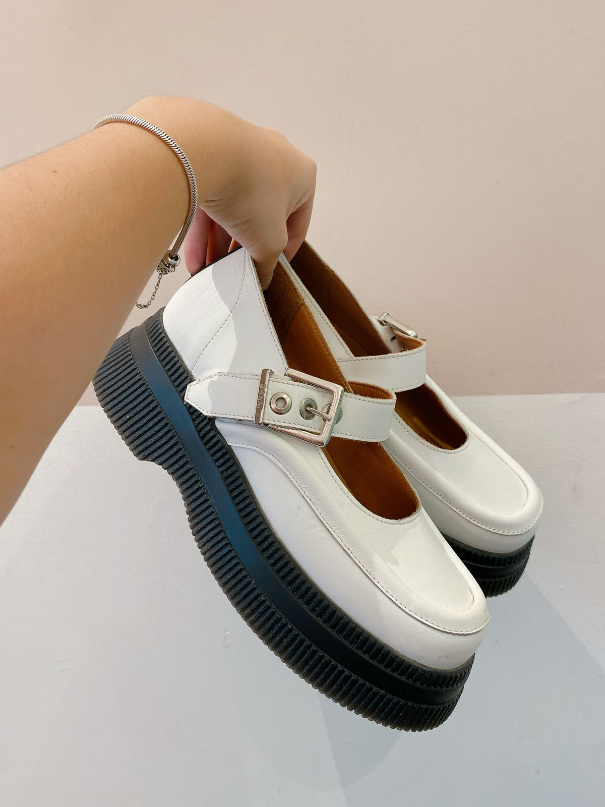 Sapato couro Ganni - Imagem 6