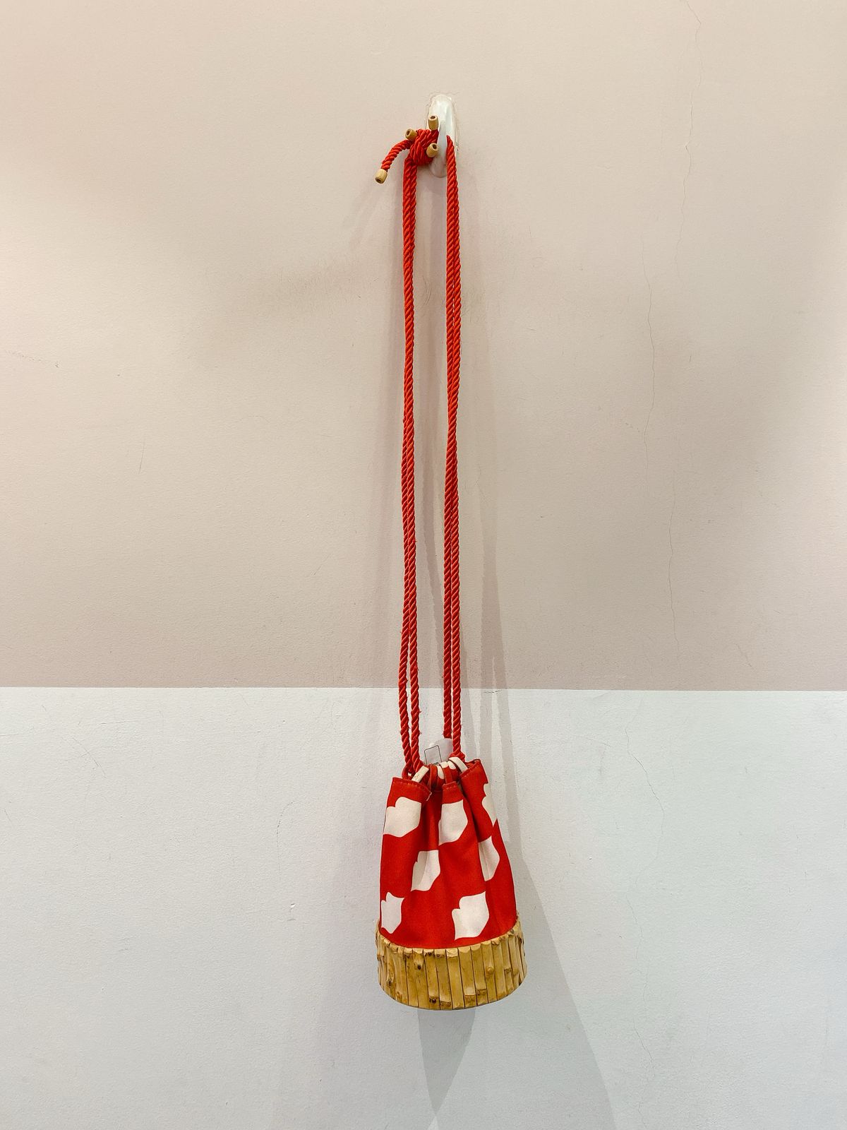 Bolsinha bambu e tecido Eva + Glorinha Paranaguá - Imagem 2