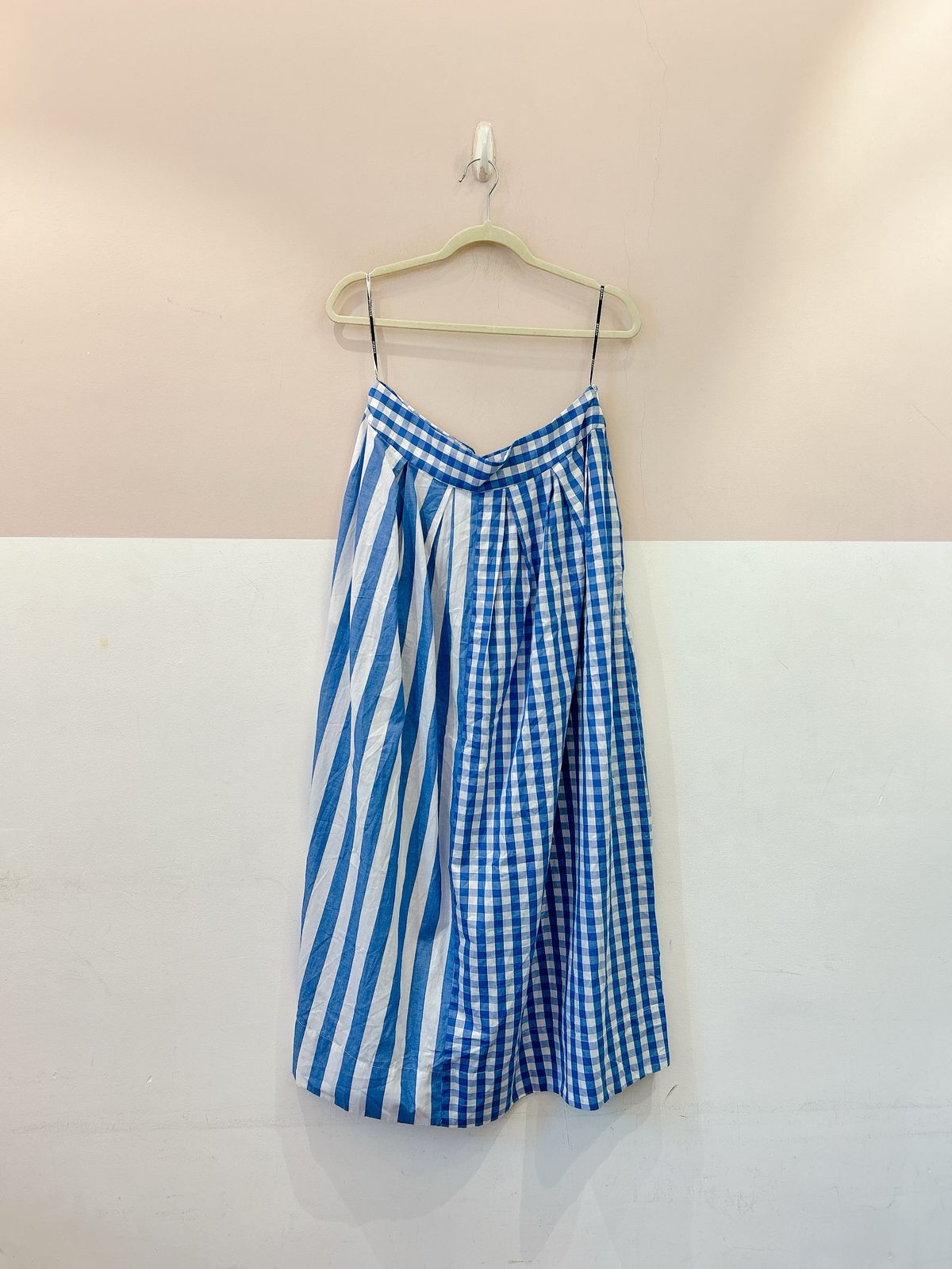 Saia vichy azul Wasabi G - Imagem 2