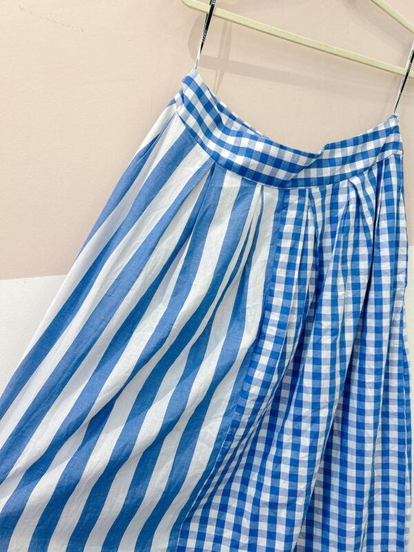 Saia vichy azul Wasabi G - Imagem 3