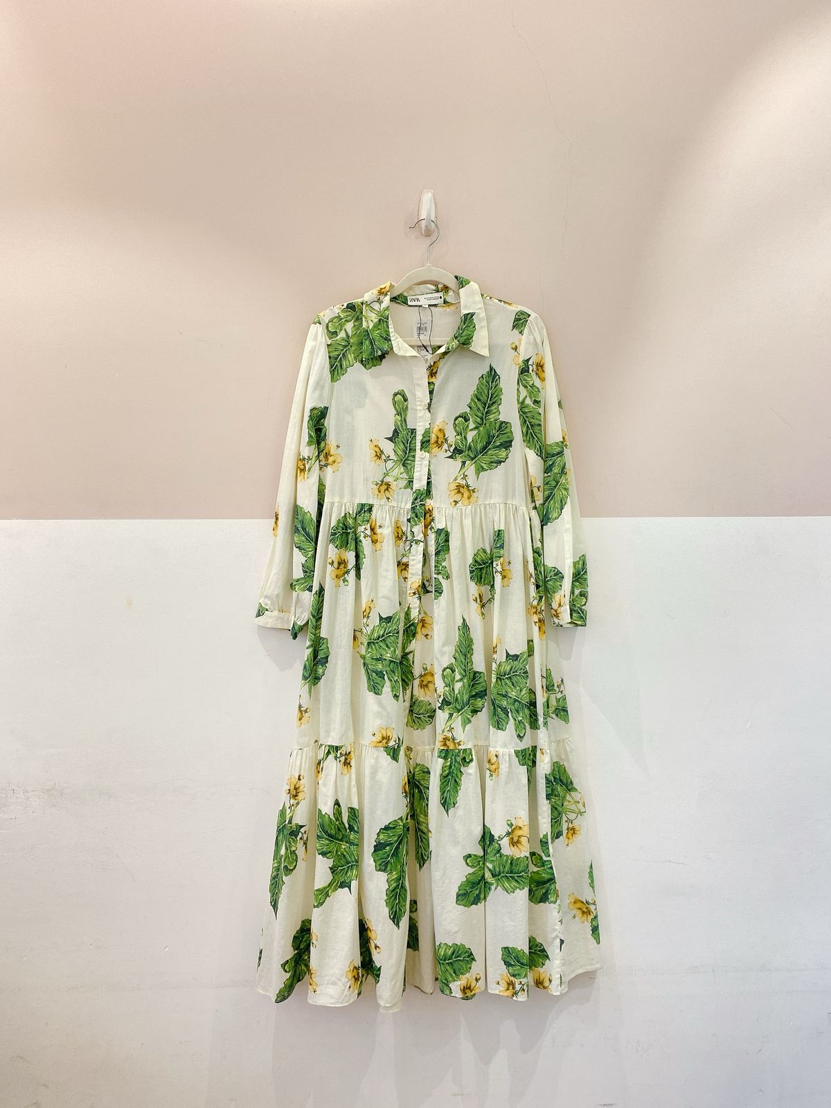Vestido longo floral Zara M - Imagem 2