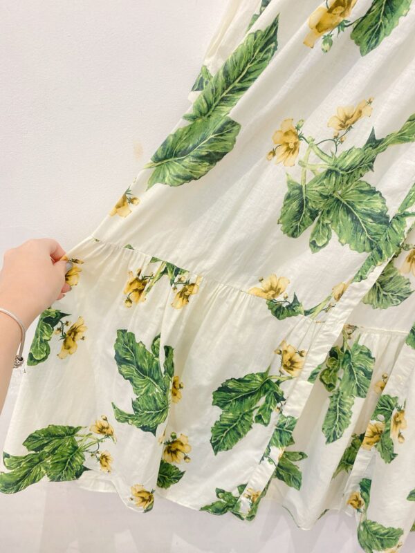 Vestido longo floral Zara M - Imagem 5