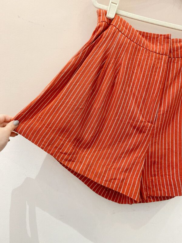Short terracota listrado Hering 42 - Imagem 5