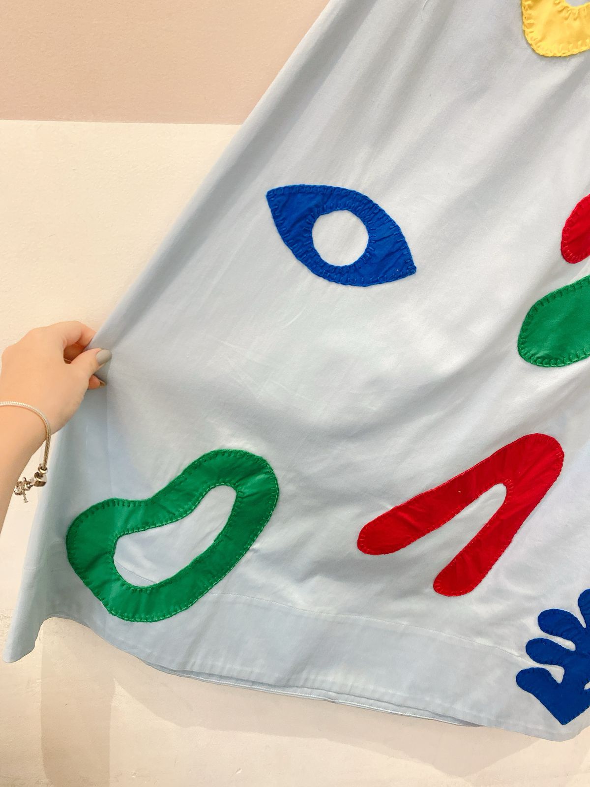 Saia longa bordados Fernanda Di Biase P - Imagem 6