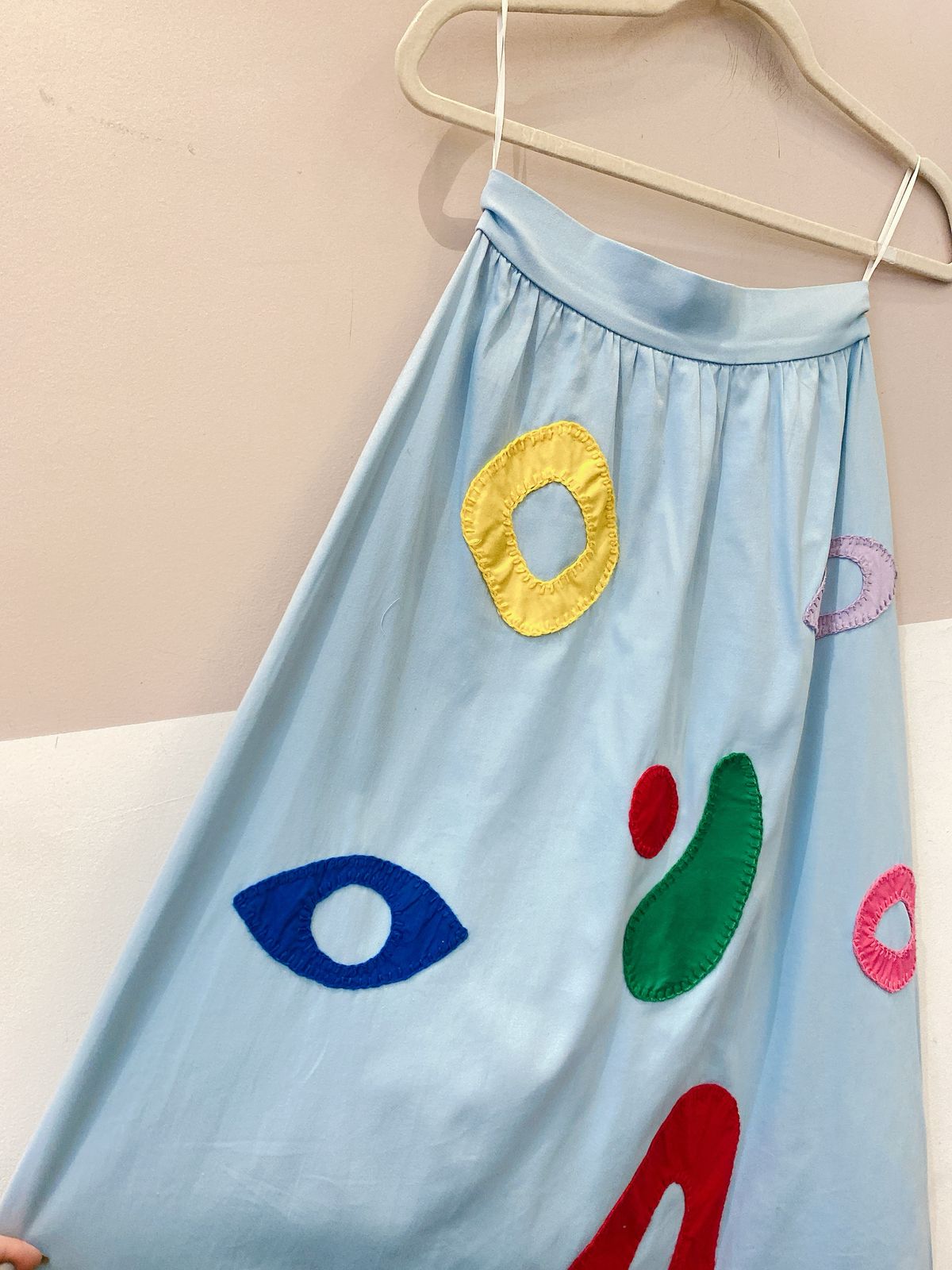 Saia longa bordados Fernanda Di Biase P - Imagem 4