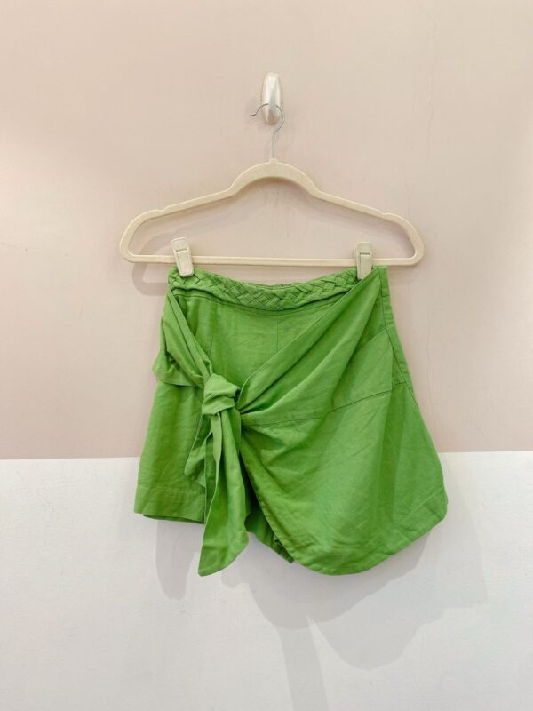 Short verde cós trançado Luiza Botto 34