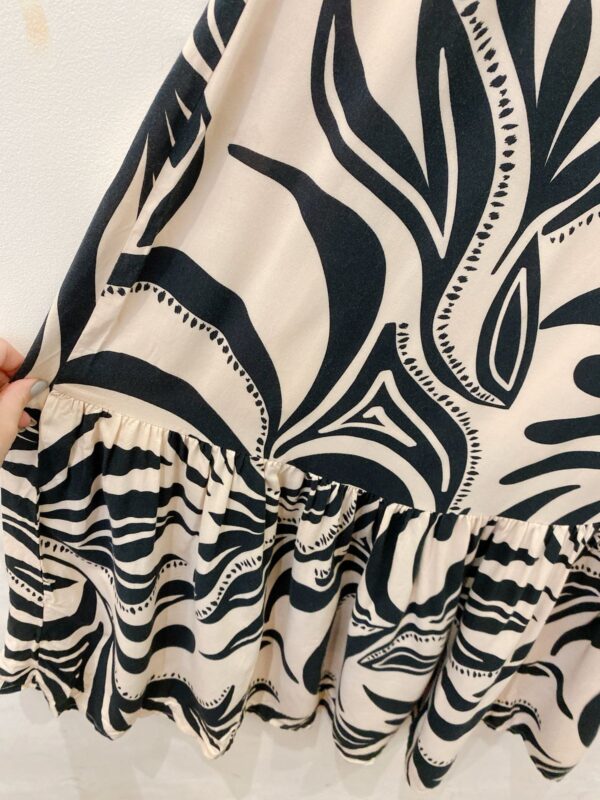 Vestido midi estampado Lizie PP - Imagem 5