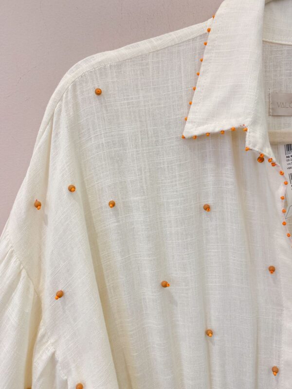 Vestido midi off bordado Valônia Veras M - Imagem 5