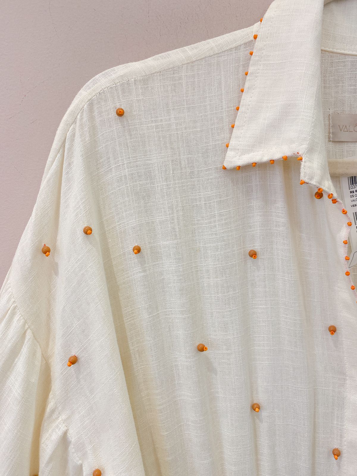 Vestido midi off bordado Valônia Veras M - Imagem 6