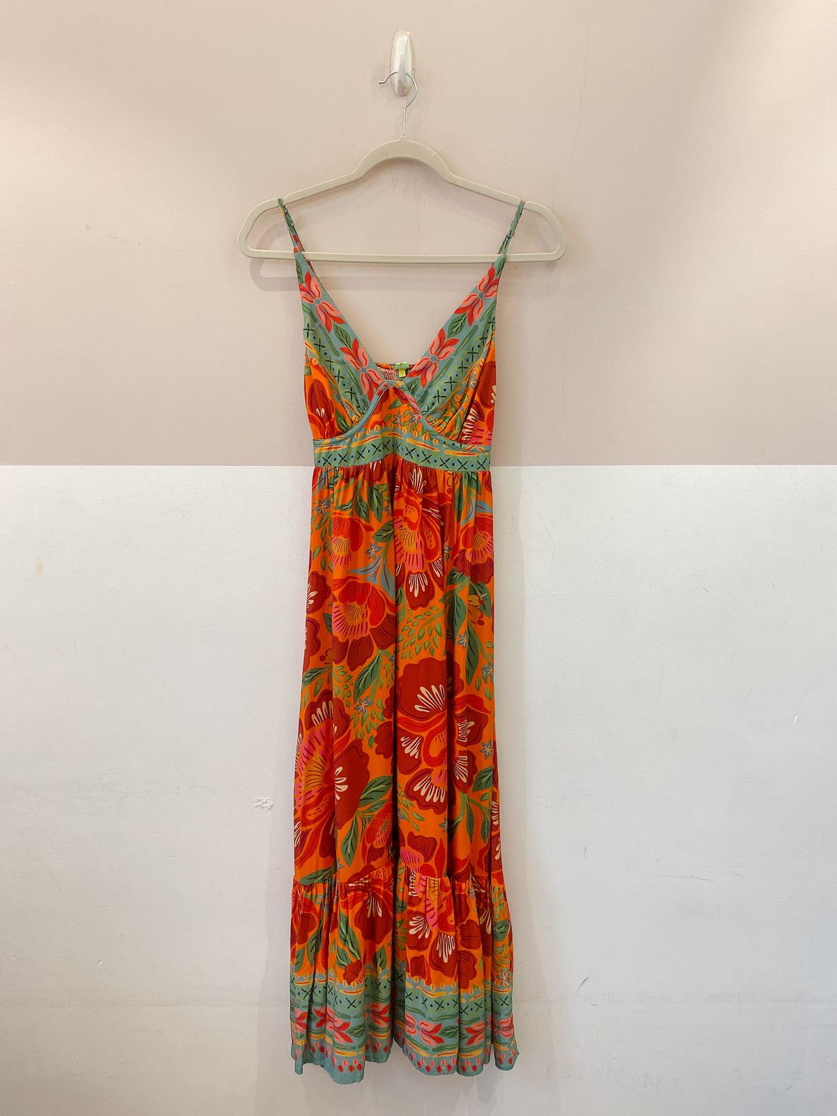 Vestido midi floral Farm P - Imagem 2