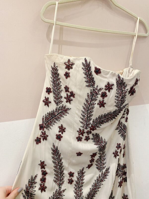 Vestido curto bordado off Animale 42 - Imagem 3