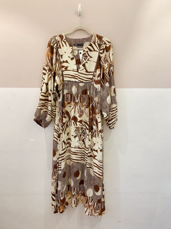 Vestido estampado flores Zara M