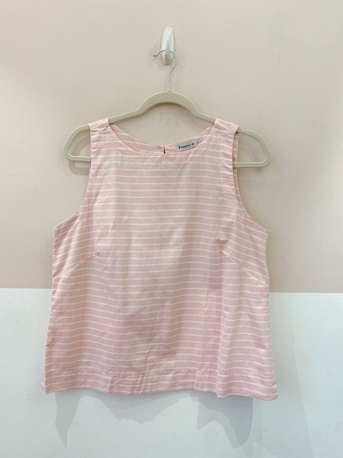 Blusa listrada rosa Peepou G - Imagem 2