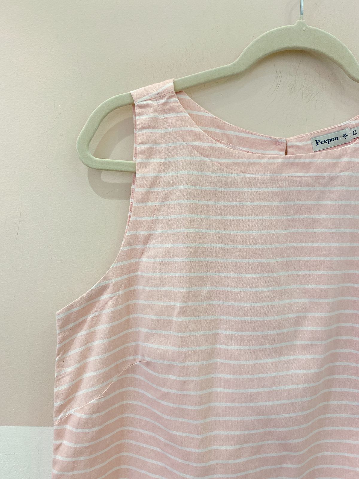 Blusa listrada rosa Peepou G - Imagem 4