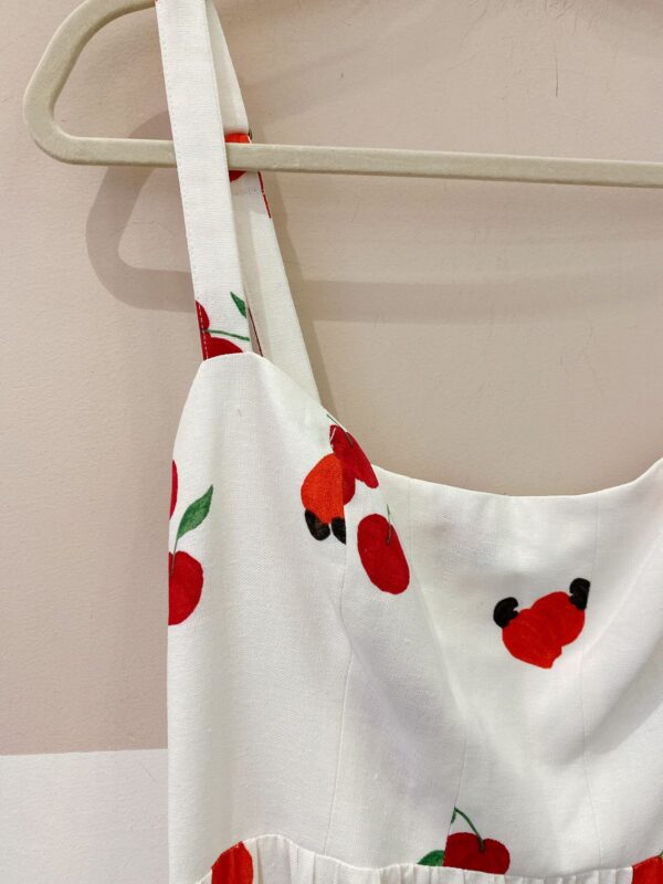 Vestido branco cajus e cerejas Farm G - Imagem 3