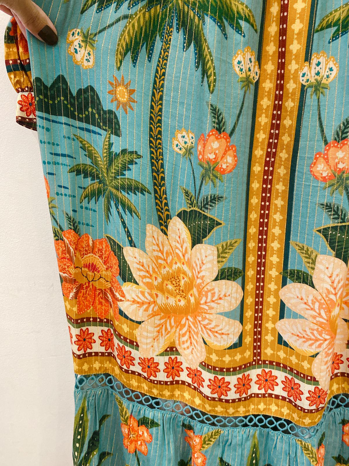 Vestido cropped samba das araras Farm G - Imagem 6