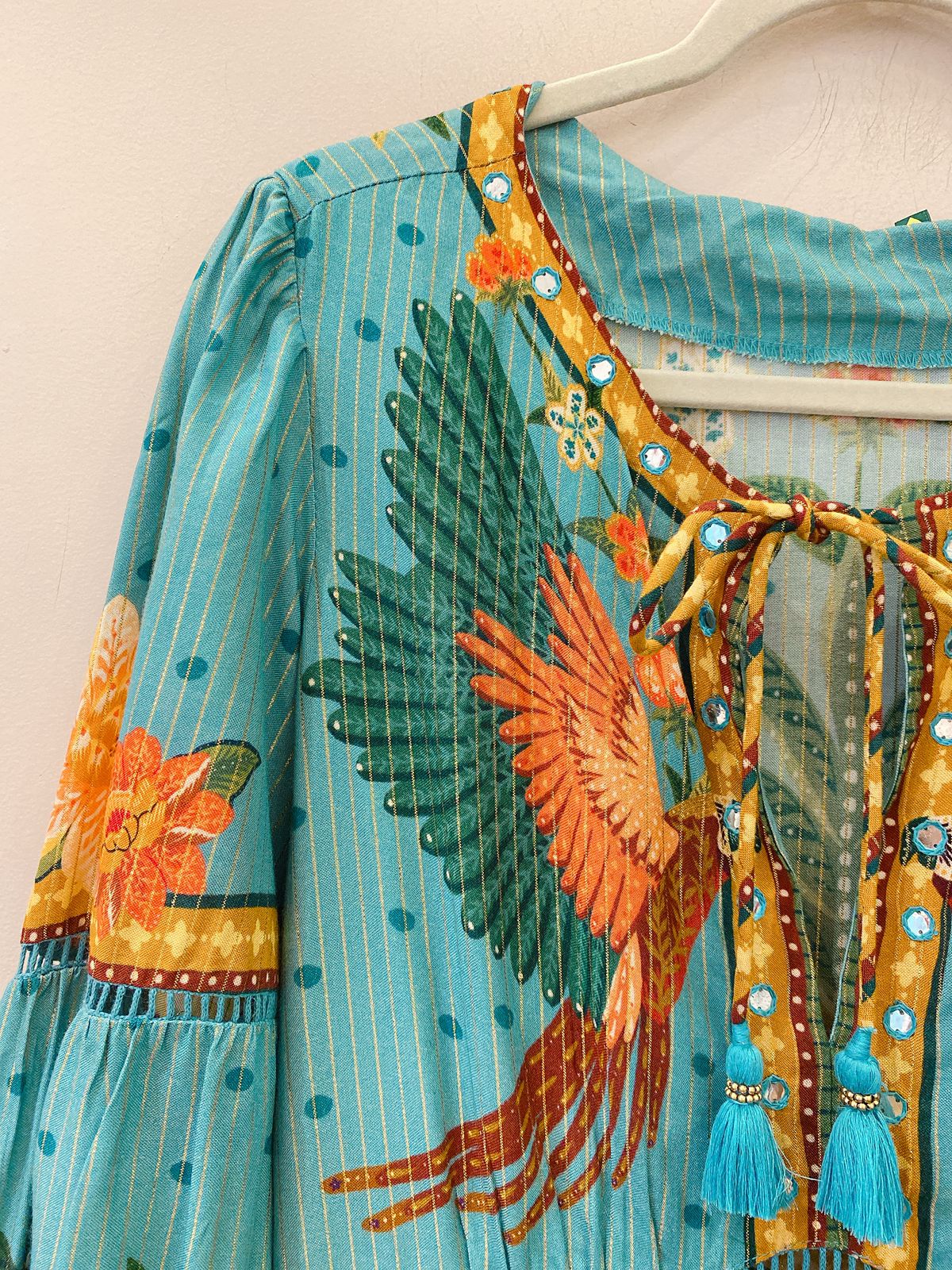 Vestido cropped samba das araras Farm G - Imagem 4