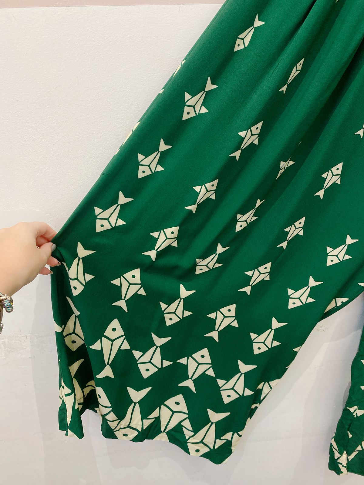 Calça verde peixinhos Farm GG - Imagem 6