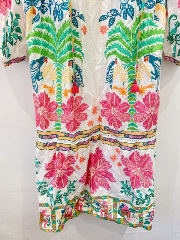 Vestido longo estampa oásis Farm GG - Imagem 5