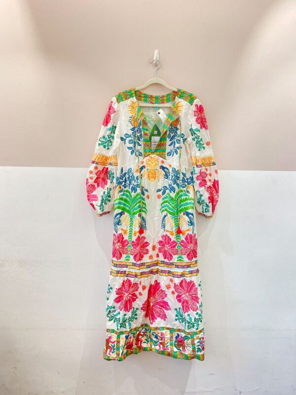 Vestido longo estampa oásis Farm GG