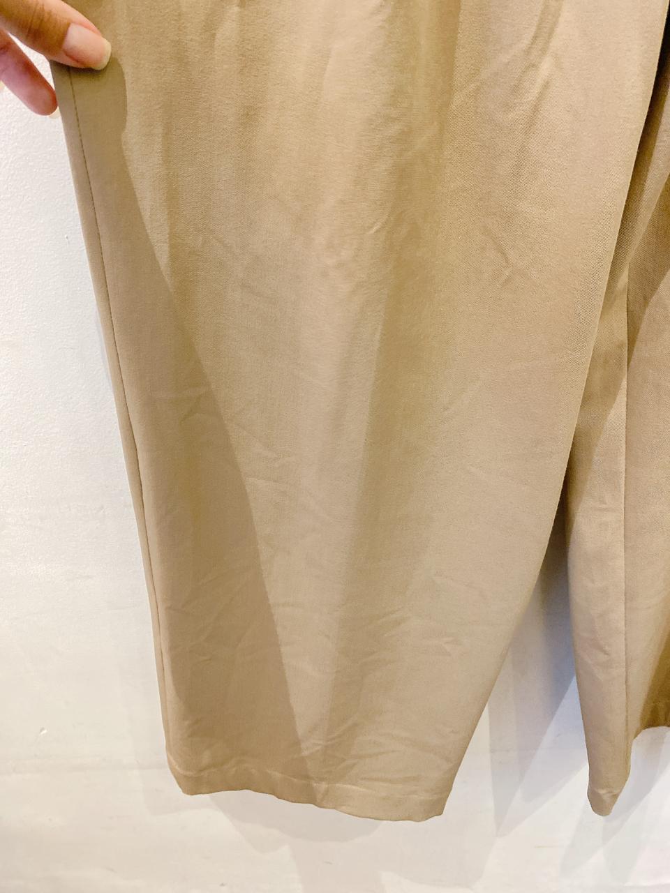 Calça alfaiataria bege Zara M - Imagem 6