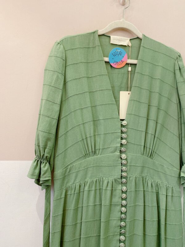 Vestido midi verde Cris Barros 38 - Imagem 3