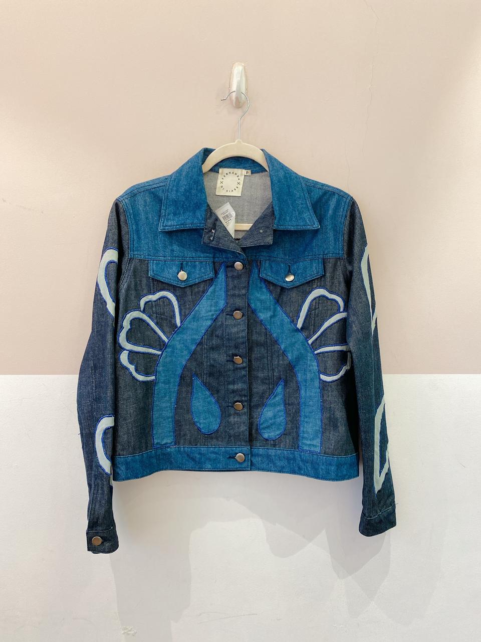 Jaqueta jeans bordados Fernanda Di Biase P - Imagem 2