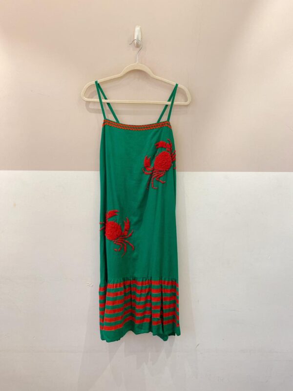 Vestido curto verde siris Mabô M