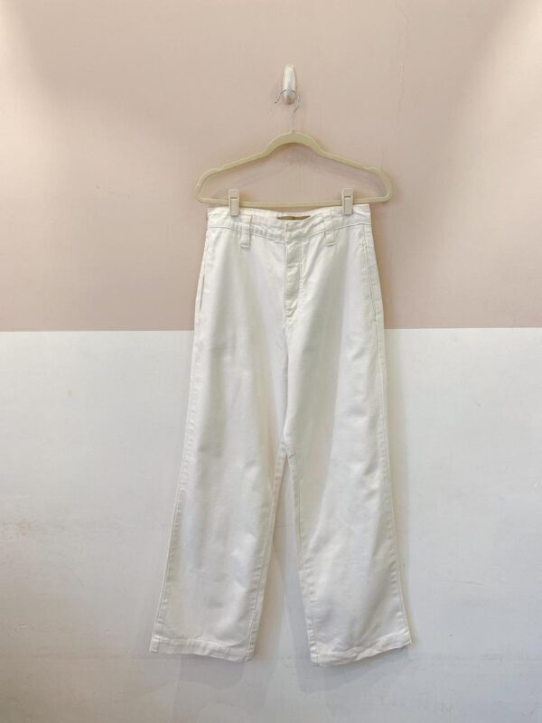 Calça sarja off white Shoulder 38