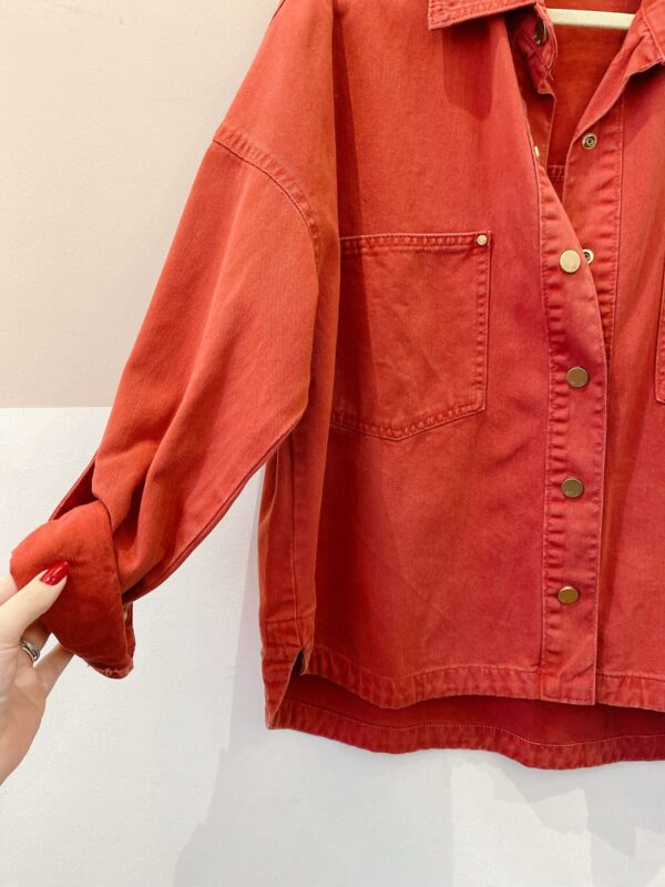 Camisa sarja terracota Teti Gio U - Imagem 3