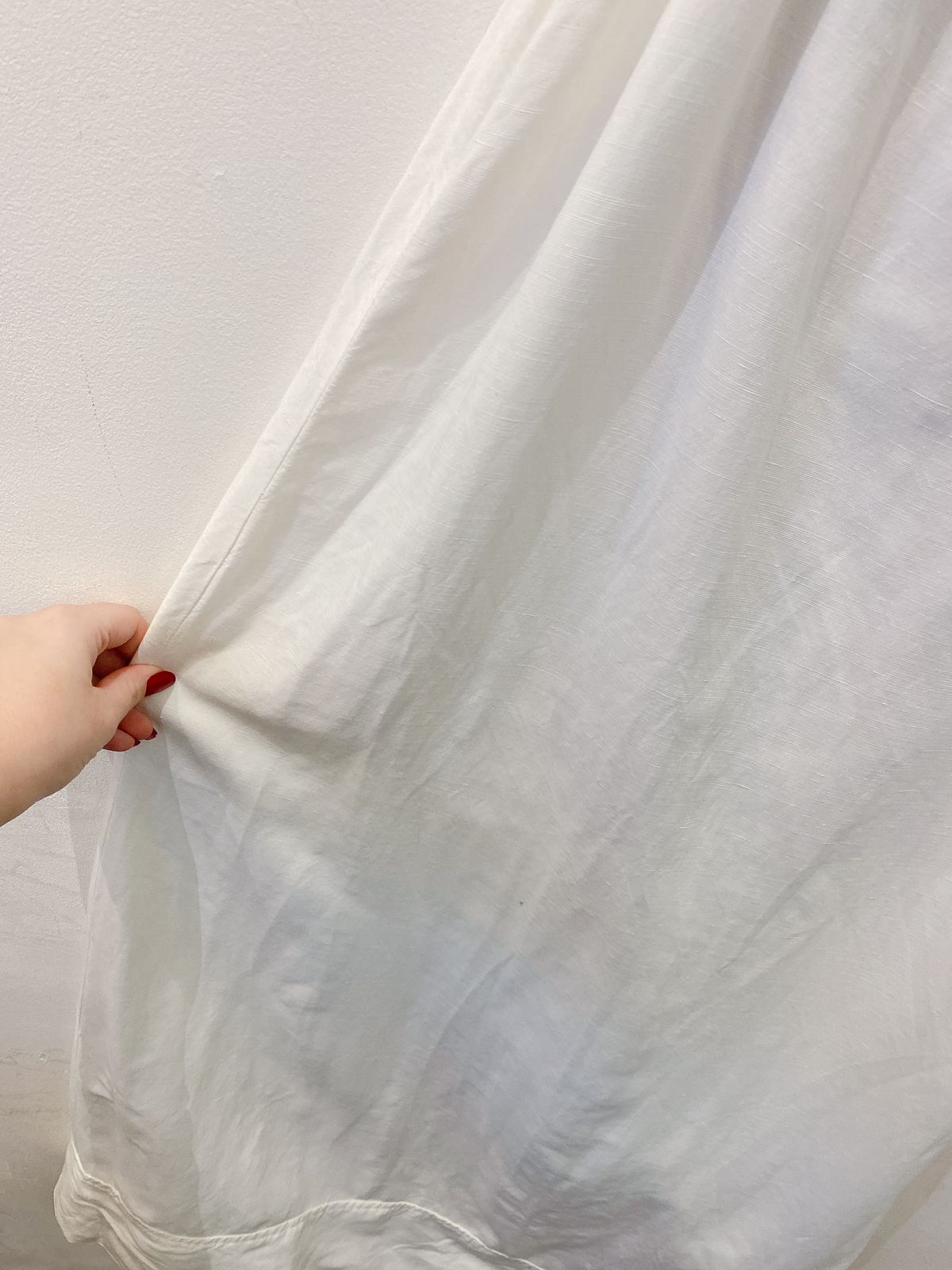 Vestido midi branco recorte Vix M - Imagem 6