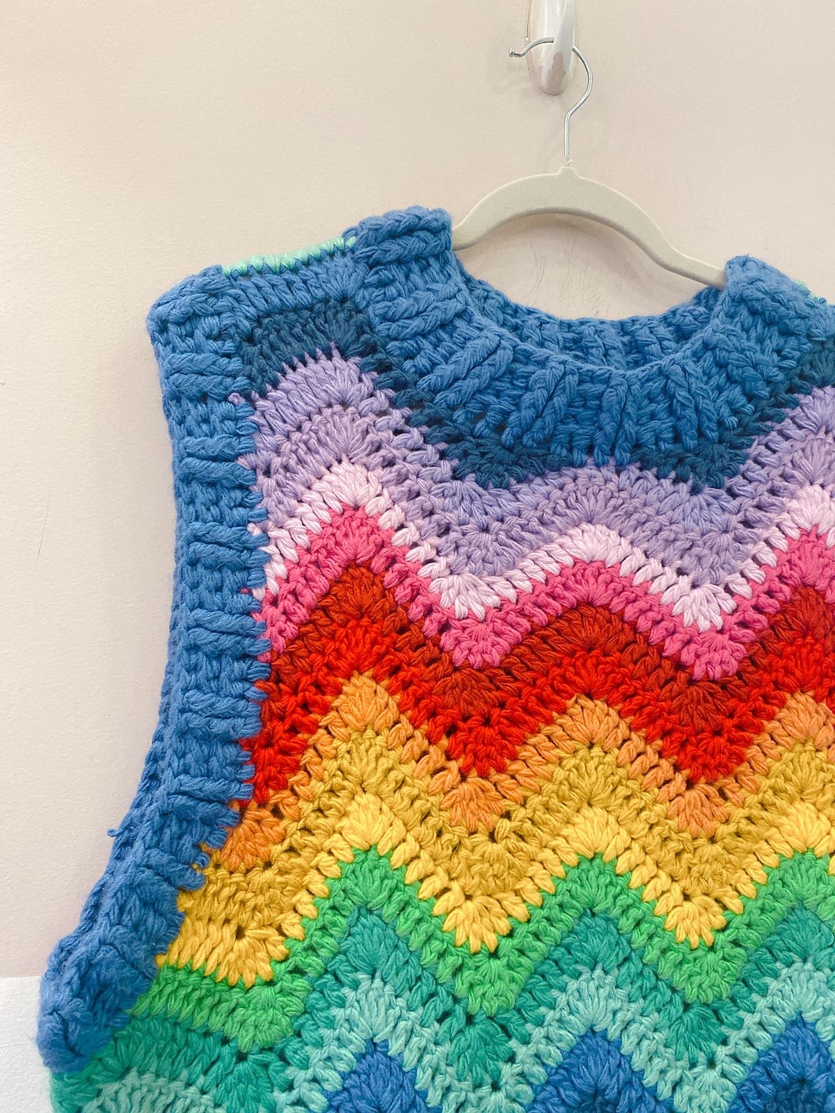 Colete colorido tricot Farm M - Imagem 2