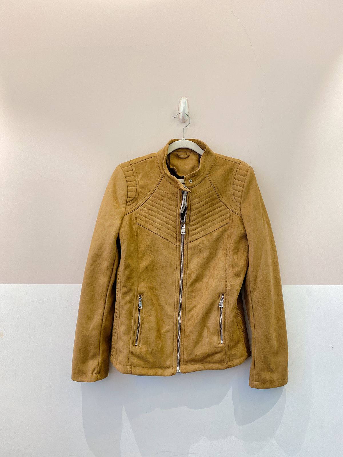 Jaqueta suede caramelo G - Imagem 2