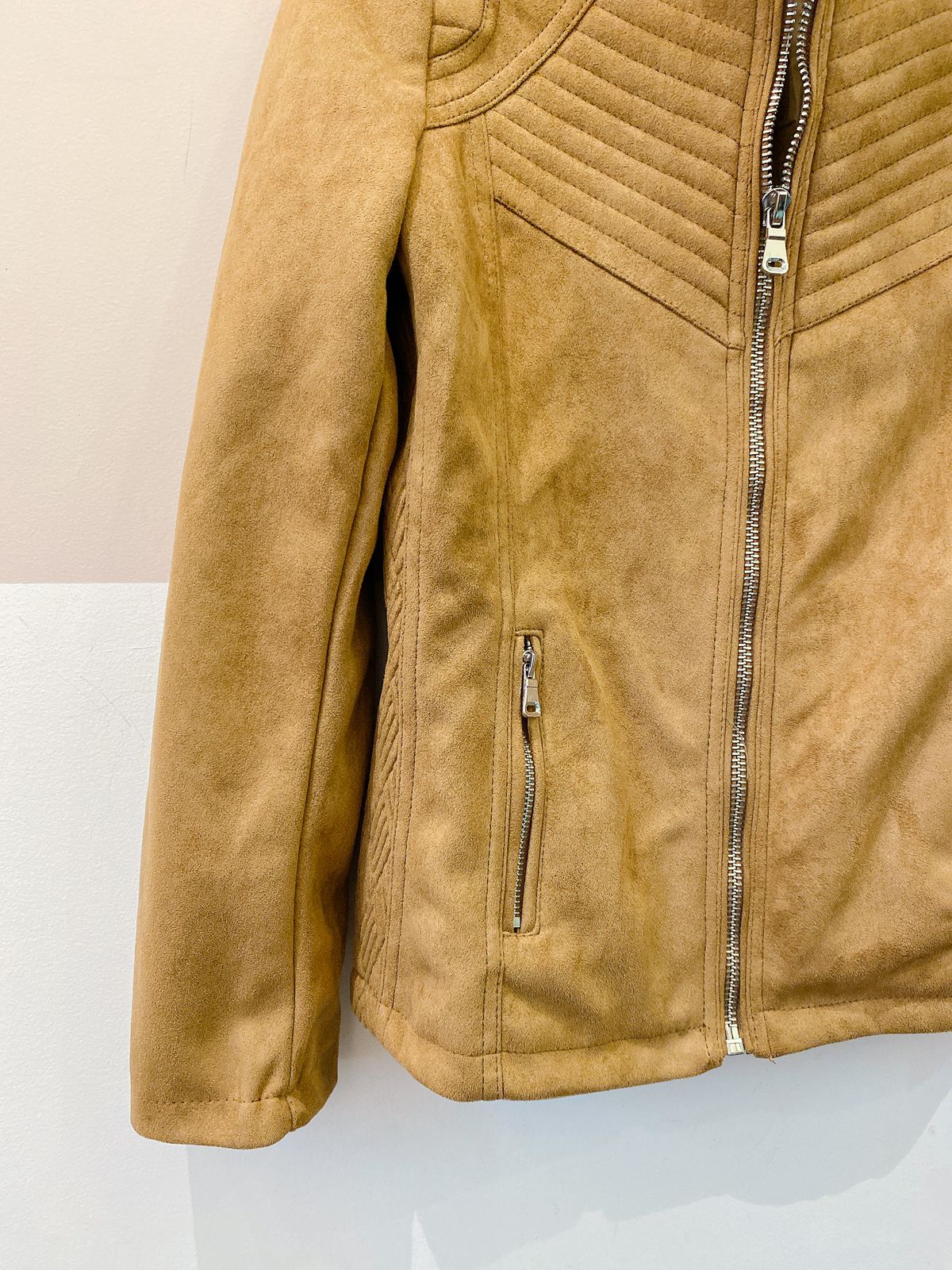 Jaqueta suede caramelo G - Imagem 6